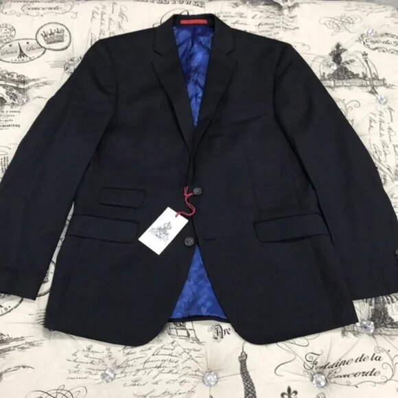 Calvin Klein Tuxedo Separate Solid Jacket Slim Fit - Picture 4 of 8